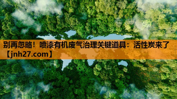 别再忽略！喷漆有机废气治理关键道具：活性炭来了